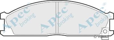 APEC BRAKING pad605 -  Комплект тормозных колодок, дисковый тормоз